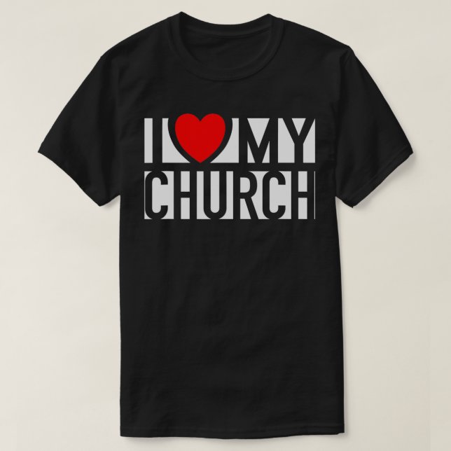 Camiseta Eu Amo Minha Família Igreja Domingo Apoio Cristão (Frente do Design)