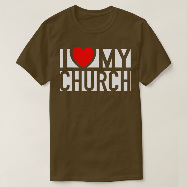 Camiseta Eu Amo Minha Família Igreja Domingo Apoio Cristão (Frente do Design)