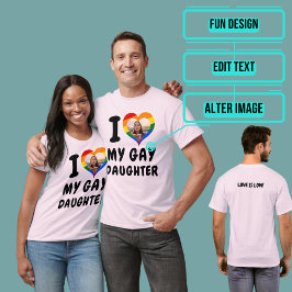 Camiseta Eu amo minha filha Gay