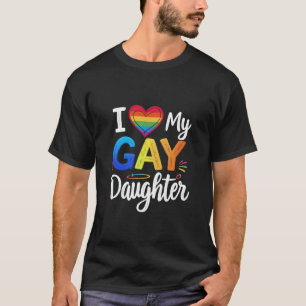 Camiseta Eu Amo Minha Filha Gay Orgulho LGBTQ Apoio