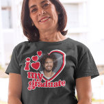 Camiseta Eu Amo Minha Foto De Formando Personalizada<br><div class="desc">Mostre ao seu formando o quão orgulhoso você está com esta camiseta de fotos do meu Formando I Love My! Basta carregar uma foto e o Zazzle vai impressão-la numa camisa para ti. Peça o seu hoje!</div>