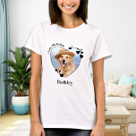Camiseta Eu Amo Minha Foto De Pet De Coração De Ouro De Ret<br><div class="desc">Leve seu melhor amigo com você em todos os lugares que você vai com esta camisa personalizada de amante de cachorros-foto do recuperador de ouros! Deve ter para cada amante de cachorro, mãe de cachorro e pai de cachorro! Uma diversão que Amo Meu Cachorro, esta camisa diz "Eu Amo Meu...</div>