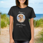 Camiseta Eu Amo Minha Foto Personalizada De Cachorro De Pet<br><div class="desc">Leve seu melhor amigo com você em todos os lugares que você vai com esta camisa personalizada de amante de cachorros-foto do recuperador de ouros! Deve ter para cada amante de cachorro, mãe de cachorro e pai de cachorro! Uma diversão que eu amo meu cachorro, esta frase de camisa "Eu...</div>