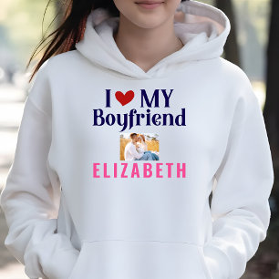 Camiseta Eu Amo Minha Foto Personalizada De Namorado