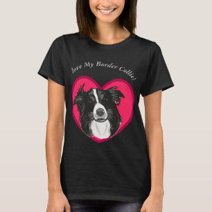 Camiseta Eu amo minha fronteira Collie