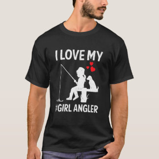 Camiseta Eu Amo Minha Garota Pescadora Dia dos Namorados Pe