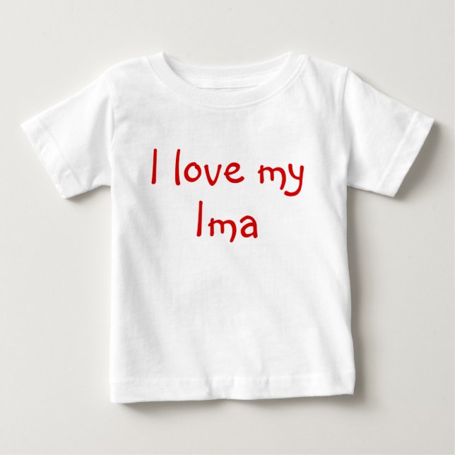 Camiseta Eu amo minha Ima (Frente)