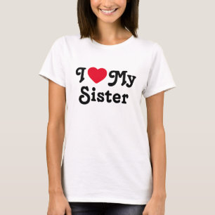 Camiseta Eu amo minha irmã