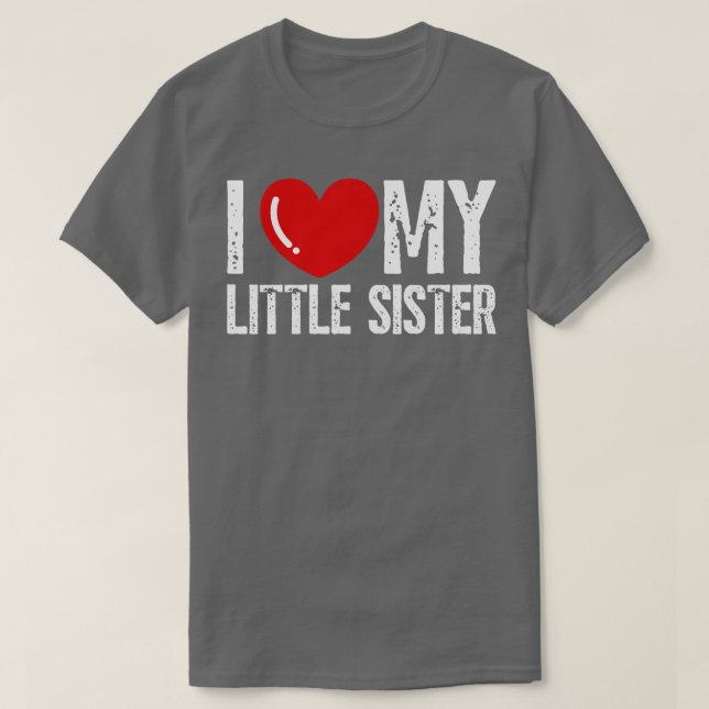 Camiseta Eu amo minha irmã Design Family (Frente do Design)