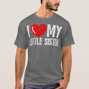 Camiseta Eu amo minha irmã Design Family