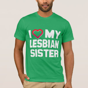 CAMISETA EU AMO MINHA IRMÃ LESBIANA - -...