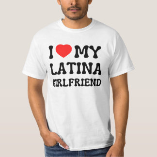 Camiseta Eu amo minha latina namorada hot namorada bf
