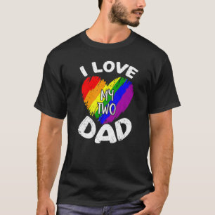 Camiseta Eu Amo Minha Lésbica De Bandeira De Orgulho gay De