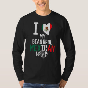Camiseta Eu Amo Minha Linda Esposa Mexicana Engraçada Cou M