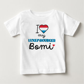 Camiseta Eu amo minha luxemburguesa Bomi fofa