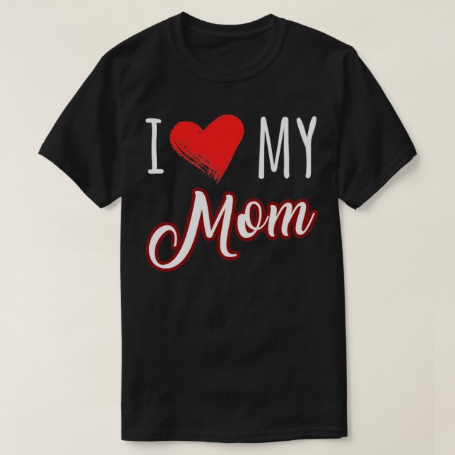 Camiseta eu amo minha mãe (Frente do Design)