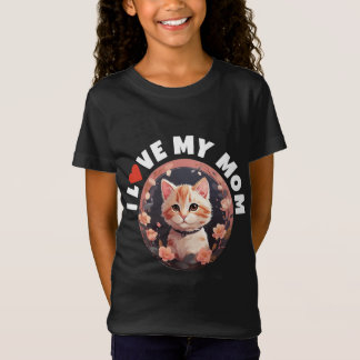 Camiseta eu amo minha mãe