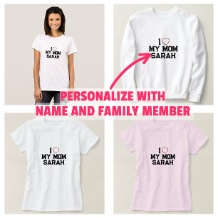 Camiseta Eu Amo Minha Mãe