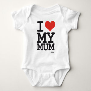 Camiseta eu amo minha mãe