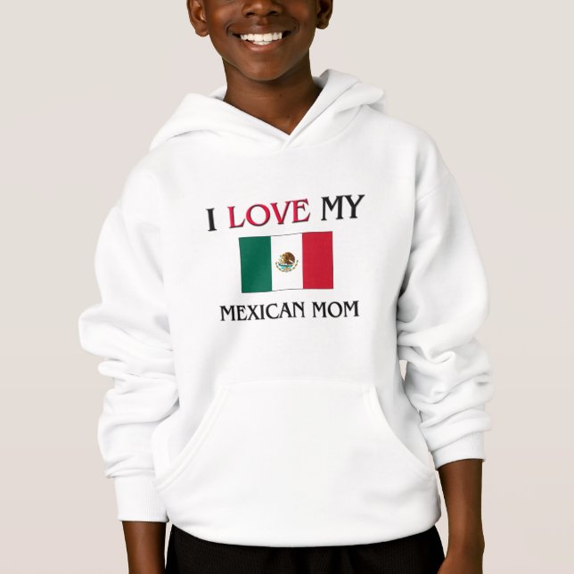 Camiseta Eu Amo Minha Mãe Mexicana (Frente)