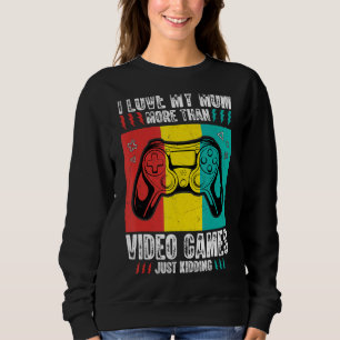 Camiseta Eu Amo Minha Mãe Vídeo Gamer Dias de os namorados