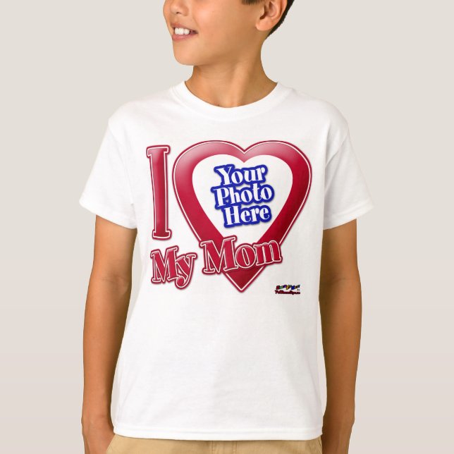 Camiseta Eu amo minha mamã - foto (Frente)