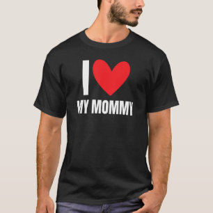 Camiseta Eu Amo Minha Mamãe Mãe Marido Mulher Namorada Mo