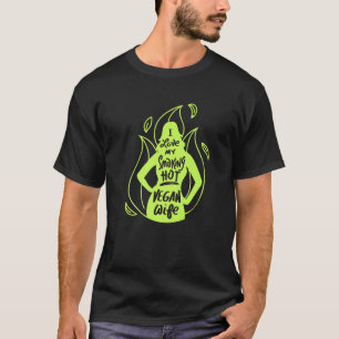Camiseta Eu Amo Minha Mulher De Vegan Quente Fumante Para P