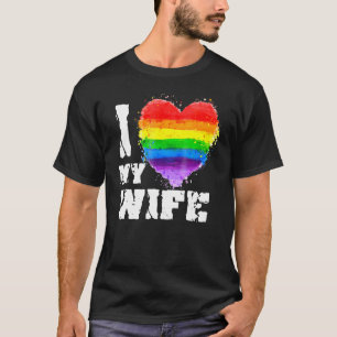 Camiseta Eu Amo Minha Mulher Gay Lgbb Lésbica