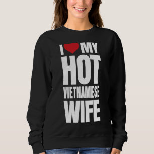 Camiseta Eu Amo Minha Mulher Vietnamita Quente