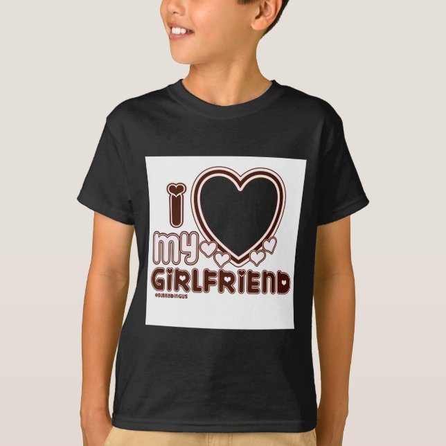 Camiseta Eu Amo Minha Namorada  (Frente)