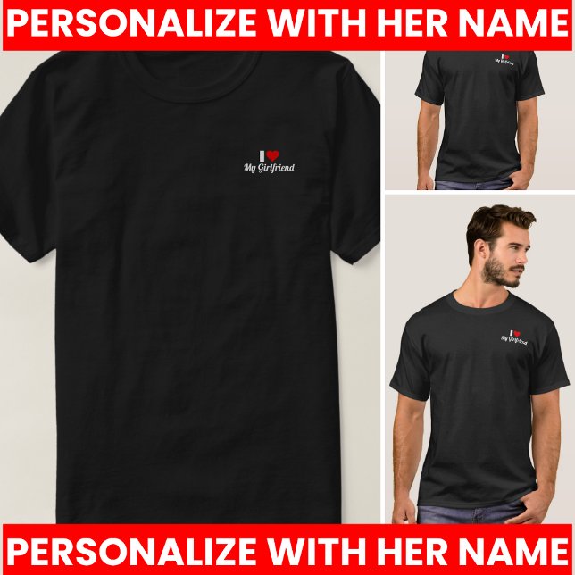 Camiseta Eu Amo Minha Namorada (I Heart My GF I Love My Girlfriend T-Shirts)