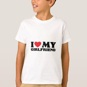 Camiseta Eu Amo Minha Namorada Clássico