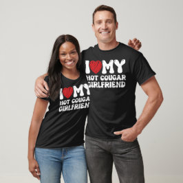 Camiseta Eu Amo Minha Namorada Cougar Gostosa