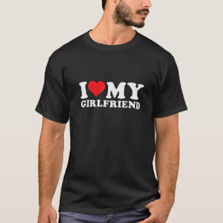 Camiseta Eu Amo Minha Namorada Linda Eu Amo Minha Namorada