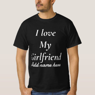 Camiseta Eu Amo Minha Namorada Mais Do Que Nunca Texto em N