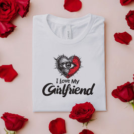 Camiseta Eu Amo Minha Namorada – Olho do Coração R
