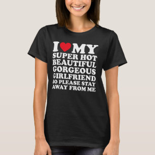 Camiseta Eu Amo Minha Namorada super linda