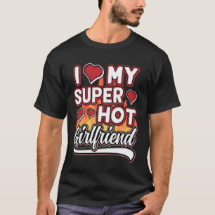 Camiseta Eu Amo Minha Namorada Super Sensual Dia dos Namora