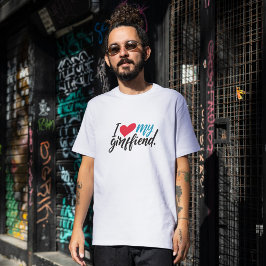 Camiseta Eu Amo Minha Namorada - Uma Expressão Perfeita De 