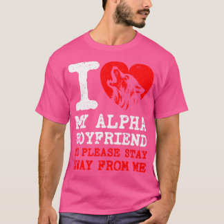 Camiseta Eu Amo Minha Namorado Alpha Eu Corto Meu Boyfrie A