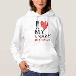 Camiseta Eu Amo Minha Namorado Purview Louca Com Coração Ve