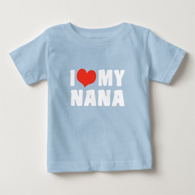 Camiseta Eu Amo Minha Nana (Frente)
