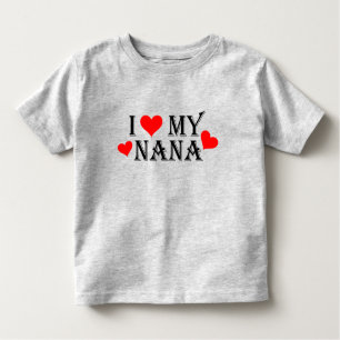 Camiseta Eu Amo Minha Nana Toddler Tee