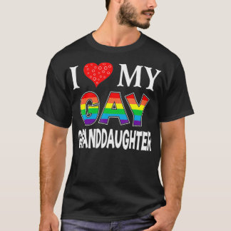 Camiseta Eu amo minha neta Gay LGBT Lésbica Arco-Íris