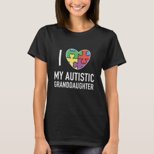 Camiseta Eu Amo Minha Netinha Autista