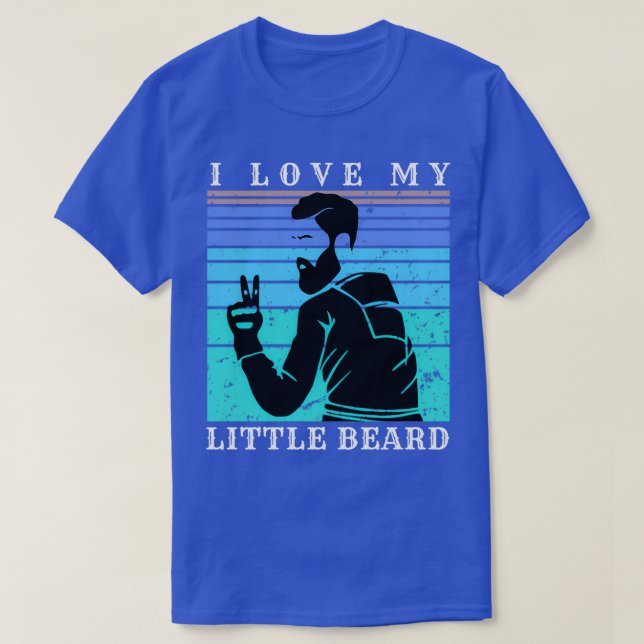 Camiseta Eu Amo Minha Pequena Barba 13 (Frente do Design)