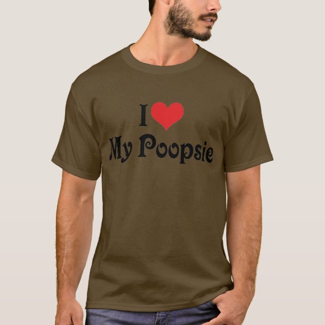 Camiseta Eu Amo Minha Poopsie (Frente)