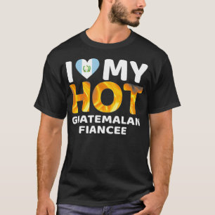 Camiseta Eu Amo Minha Sinalizador De Orgulho Quente Da Guat