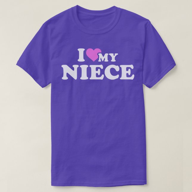 Camiseta Eu amo minha sobrinha (Frente do Design)